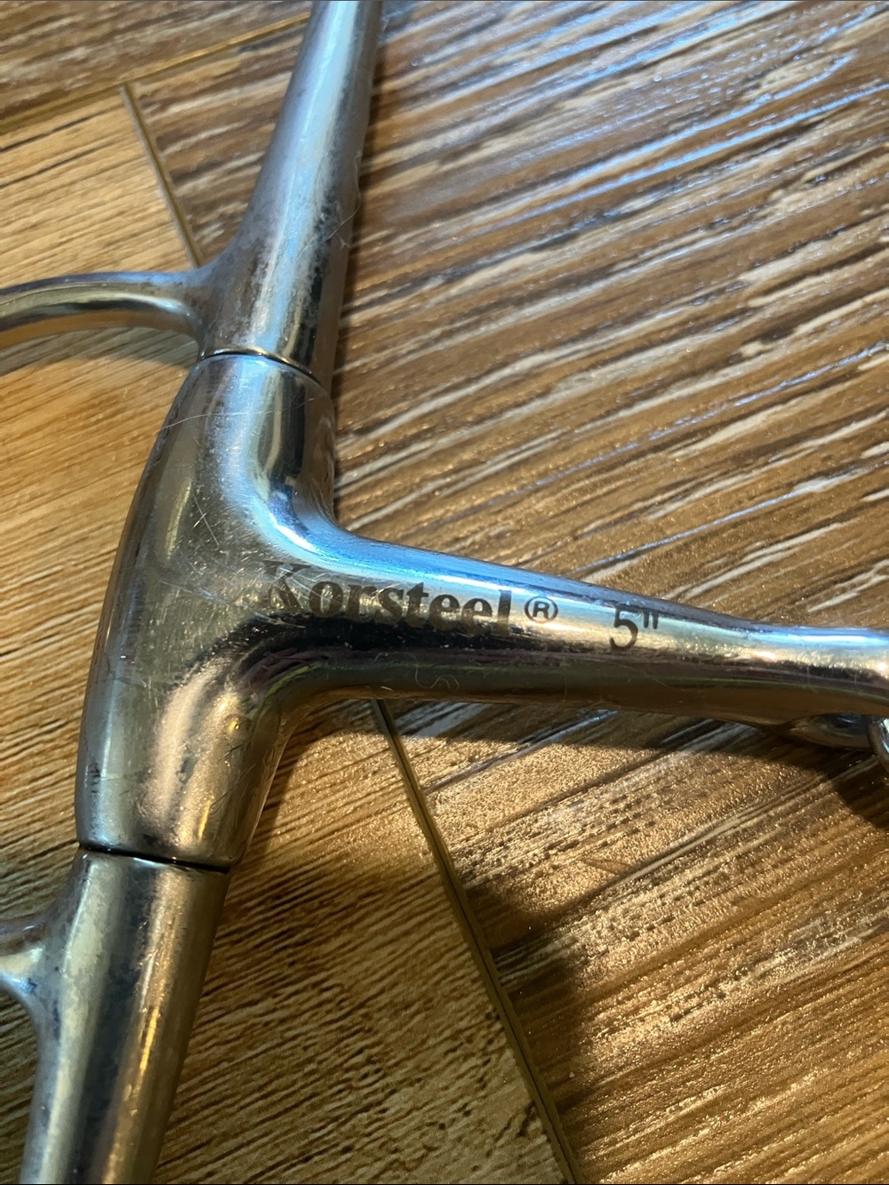 Korsteel 5” French link full cheek snaffle - Picture 2 of 6